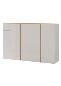 Tchibo - Sideboard »Mesa« - 152x43x103cm - braun - Holz / Glas