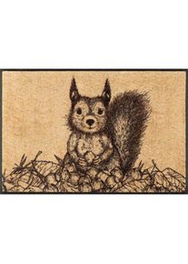 Wash + Dry, Fussmatte, Fussmatte 50 x 75 cm Squirry beige (50 x 75 cm)