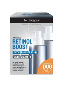 Neutrogena, Gesichtscreme, Retinol Boost Duo Pack (50 ml, Tagescreme, Nachtcreme, SPF 15)