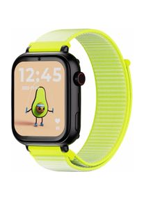 Save Family Savefamily Black Casing + Fluoro Yellow Fabric Strap Sf-Sw+N.Ctaf (4G), Smartwatch