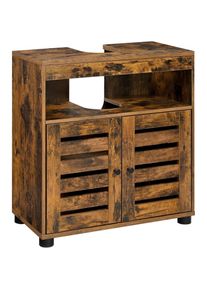 VASAGLE, Waschbeckenunterschrank, Nuri (60 x 30 x 63 cm)