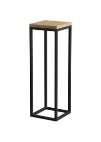 Garden Center, Pflanzenständer + Blumentreppe, FLOWER STAND LAVAL S BLACK OAK 19X19X62
