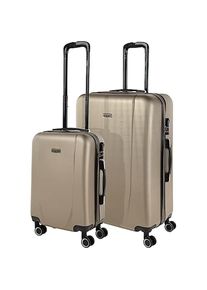 Itaca, Koffer, Vierrädrige starre Reisesets mit Zahlenschloss für Flugreisen