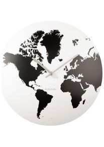 Karlsson, Wanduhr, World Map (39 cm)