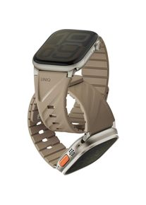 4uniq Uniq Strap Fluo for Apple Watch 49/46/45/44/42/41/40mm Magnetic beige, Uhrenarmband