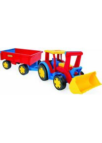 Wader Traktor mit Anhänger