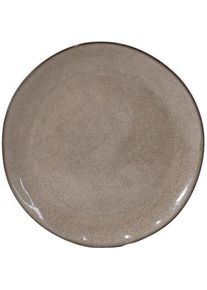Domoletti Plate lunch Enigma, Ø 28.3 cm, brown, Teller