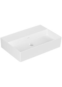 Villeroy & Boch Villeroy & Boch, Waschbecken, V&B Waschtisch MEMENTO 2.0 600x420mm o ÜL ohne HL we (420 mm, 600 mm)