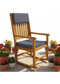 Casaria Schommelstoel Acaciahout 107x54x77cm