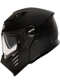Simpsons Simpson Darksome Solid flip up helmet, Pozycja drugiego wyboru , kolor: Matowy-Czarny , rozmiar: M
