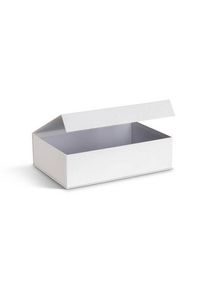 Aufbewahrungsbox , Weiß , Papier, Karton , 36.5x10.5x25 cm , Ordnen & Aufbewahren, Dekoboxen & Aufbewahrungsboxen, sonstige Boxen