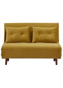 Livetastic Schlafsofa , Gelb , Textil , Birke , vollmassiv , F&uuml;llung: Polyester , 122x81x88 cm , Bsci , Liegefunktion , Wohnzimmer, Sofas & Couches, Schlafsofas, Sonstige Schlafsofas