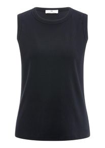 Peter Hahn - Rundhals-Top, schwarz, Gr. 40, Baumwolle