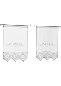 HEINE HOME unisex raamdecoratie wit Maat 60x40 cm