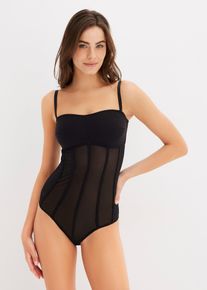 bonprix Body ze stringami, czarny, 32/34