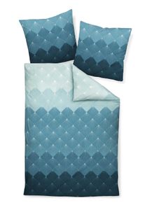 Janine Bettbezug »Bettwäsche Moments 1er Pack« in blau, Größe B/L: 155 cm x 220 cm