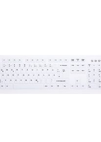 Cherry Tastatur »AK-C8100F-FUS-W/GE« (Windows-Sperrtaste Ziffernblock) in weiß