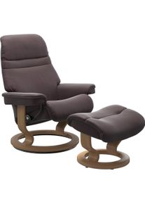 stressless Relaxsessel »Sunrise« Relaxsessel mit Hocker in rot, Größe B/H/T: 79 cm x 103 cm x 73 cm