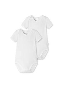 Schiesser Mädchen Body »Strampler 2er Pack« in weiß, Größe N-Gr