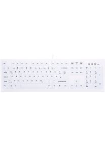 Cherry Tastatur »AK-C8100F-U1-W/GE« (Windows-Sperrtaste Ziffernblock) in weiß