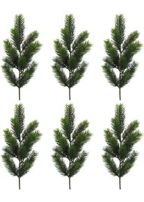 Creativ green Winterliche Kunstpflanze »Weihnachtsdeko« Zweig benadelt in grün, Größe B/H/L: 50 cm