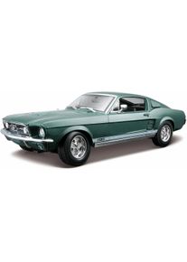 Maisto Sammlerauto »Ford Mustang GTA Fliessheck67, 1:18, grün« 1:18 aus Metallspritzguss in grün