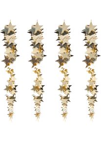 Creativ Deco Baumbehang »Weihnachtsdeko in goldfarben, Größe B/H/T: 5 cm x 22 cm