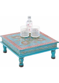 Home Affaire Beistelltisch »Bajo« Mangoholz in bunt, Größe B/H/T: 40 cm x 15 cm x 40 cm