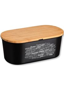Kesper Brotkasten 1 Stk. tlg. mit Schneidebrett in schwarz