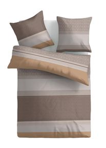 moonlight Bettwäsche »Ricardo in beige, Größe B/L: 70 cm x 90 cm