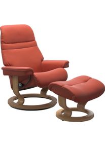 stressless Relaxsessel »Sunrise« Relaxsessel mit Hocker in braun, Größe B/H/T: 79 cm x 103 cm x 73 cm