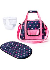 BAYER Puppen Wickeltasche »blau Sterne« in blau