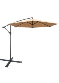 Vcm Sonnenschirm »Ampelschirm Terrassenschirm Balkonschirm Sonnenschirm Schirm - eckig UV-Schutz« in grau