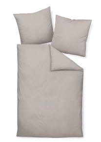 Janine Bettbezug »Bettwäsche COLORS 1er Pack« in grau, Größe B/L: 155 cm x 220 cm