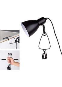 Näve Näve Tischleuchte »"MARA"« E14 1 Stk. Kann durch Klammer überall befestigt werden; Exkl.1xE14 max.18W in schwarz, Größe Ø 10,5 cm Höhe: 28 cm