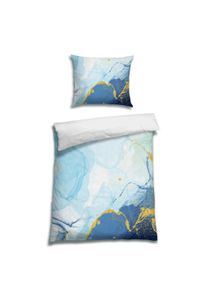 Florella Wendebettwäsche »Cobalt in blau, Größe B/L: 70 cm x 90 cm