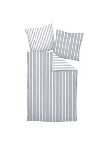 Janine Bettbezug »Bettwäsche MODERN-CLASSIC 1er Pack« in weiß, Größe B/L: 155 cm x 220 cm