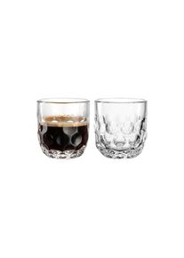 Leonardo Espressoglas »Espressogläser (1) Gocce 60 ml 2er Set transparent« in farblos