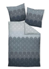 Janine Bettbezug »Bettwäsche Moments 1er Pack« in grau, Größe B/L: 155 cm x 220 cm