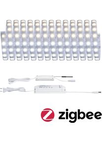 Paulmann LED-Streifen »MaxLED 500 Basisset Smart Home Zigbee« 1 Stk.-flammig 5m, Tunable White, beschichtet in silberfarben