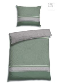 Florella Bettwäsche »Longon in grün, Größe B/L: 70 cm x 90 cm