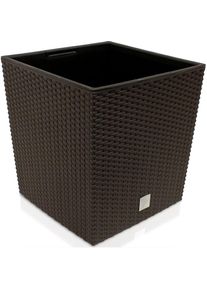 Deuba Wicker Blumentopf Rato Low Umbra 39x39x40,5cm