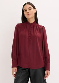 bonprix Női Sifon tunika bl&uacute;z, piros, 42