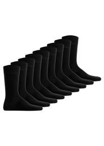 Hudson Sneakersocken »Socken SIMPLY³ 3-PACK 9er Pack« in schwarz, Größe 35-38