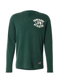 Superdry, Mænd, Bluser & t-shirts, Mørkegrøn / Hvid, Størrelse L