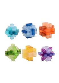 Johntoy 3D Brain Puzzle Transparent Color 3D Puzzle