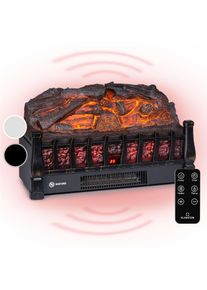 Klarstein Kamini FXL 2G, elektromos kandalló, kandallóbetét, 1800 W, 3D LED lángillúzió