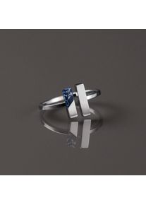 Holzkern Campania Ring Silver och Lapis lazuli