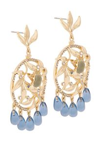 A&C Oslo &ndash; Nordic Design Jewellery Boucles d'oreilles 'Blue Tit' Femme or taille One Size