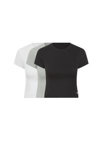 G-Star Raw G-STAR , T-Shirt »SERPENTINE, 3 PACK BABY TEES«, 3 Stk. mit Rundhals, figurbetont , BRIGHT WHITE, LIGHT GREY MARL, BLACK , L , L , T-Shirts von...